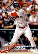 2018 Topps Update #US23 J.D. Martinez Boston Red Sox All Star