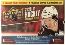 2020-21 UPPER DECK HOCKEY BLASTER BOX EXTENDED SERIES SEALED