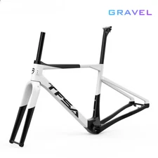 700*72C Carbon Fiber Gravel Bike Frame BB386 Internal Routing Road Bike Frame