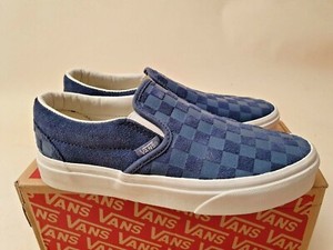 vans slip on checker emboss