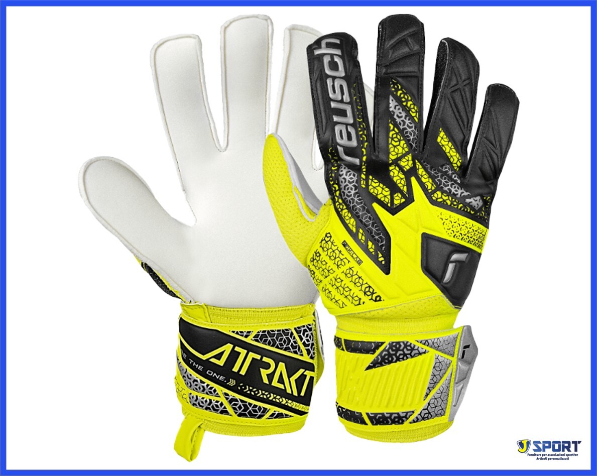 Guanti da Portiere Reusch Attrakt Solid Calcio Goalkeeper Uomo