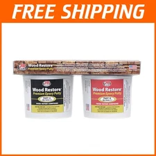 Water Resistant Epoxy Putty Kit 64 oz. - Professional Grade Wood Repair