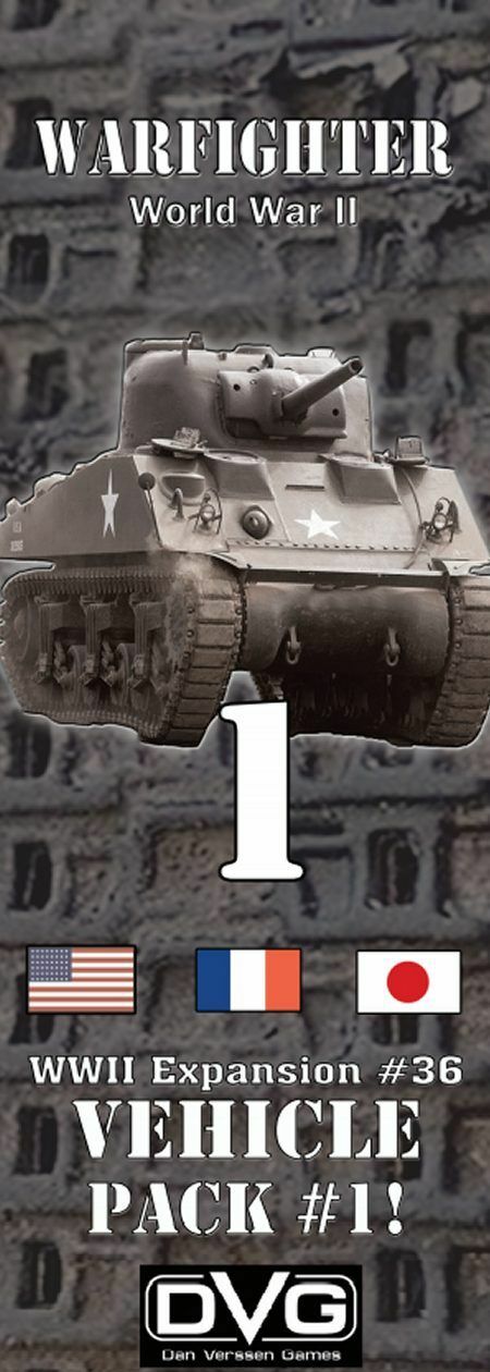DVG Warfighter Дополнение ко Второй мировой войне 36 Vehicle Pack 1 Dan Verssen Games NISW 5890₽