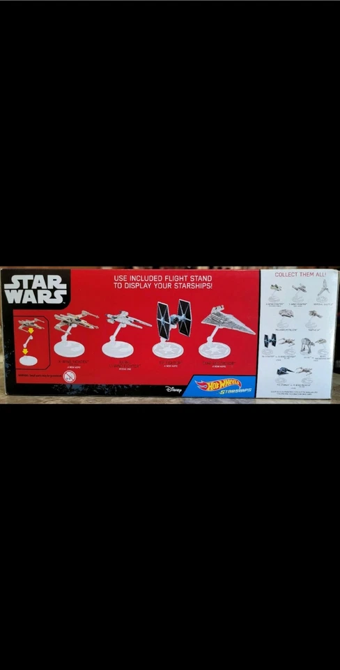 Hot Wheels Star Wars Starship Hero & Villain Paquete de 4 Nuevo Foto 3 de 4