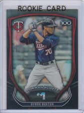 BYRON BUXTON Twins ROOKIE CARD Top 100 Baseball RC Minnesota Prospects
