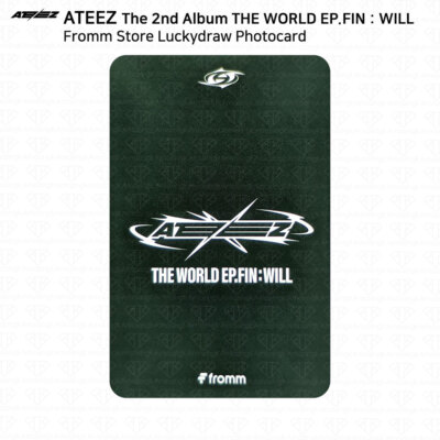 ATEEZ THE WORLD EP.FIN WILL Fromm Store Lucky Draw Photocard