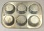 Comet-Aluminum-6-Place-Muffin-Tin-Made-In-USA-Vintage-Bakeware thumbnail 2