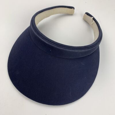 Blank Blue Unbranded Visor Cap Hat Fitted