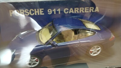 AUTOart Performance Porsche 911 Carrera 1:18 Scale Diecast Model Car Blue  New