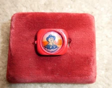 Vintage 1955 Nabisco Rin Tin Tin Major Swanson Toy Premium Plastic Ring