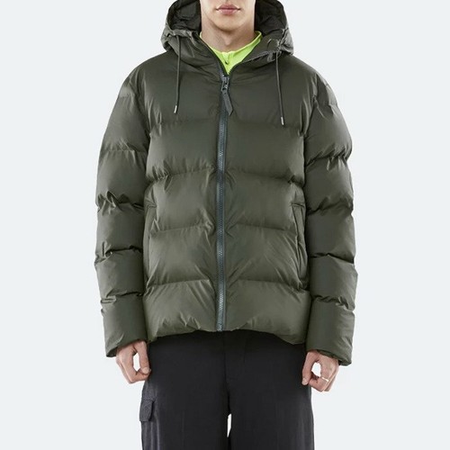 RAINS Unisex Puffer Jacket 1506 Green 