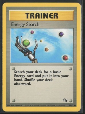 Energy Search 59/62 - Fossil - PTCG - MP