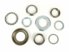 Steering Bearing & Race Set - Piaggio, Gilera, Vespa - upper + lower (9 parts)