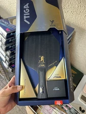 STIGA Table Tennis Racket Cyber ​​Shape Carbon CWT Trulls Edition