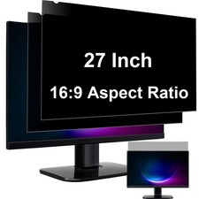 2-PACK Computer Privacy Screen Filter 27 Inch for 16:9 Aspect Ratio Widescree...