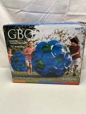 HearthSong GBOP Great Big Outdoor Play Ball 52  Diameter Step Inside Inflatable