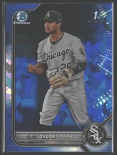 2022 Bowman Draft Sapphire Edition #BDC-183 Jordan Sprinkle