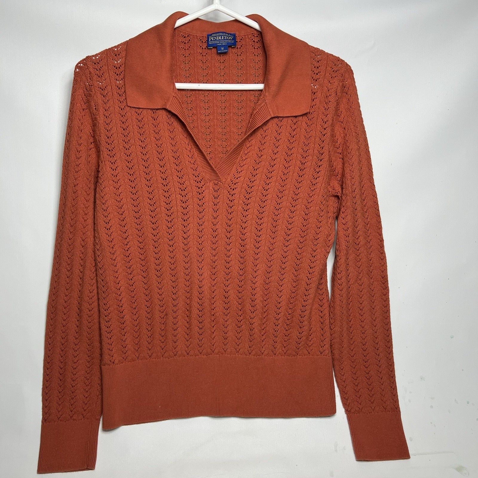 Pendleton Women’s Medium Long Sleeve Collared Swe… - image 1