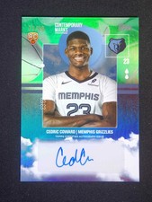 2025-26 Topps Flagship Cedric Coward RC Auto Contemporary Green Refractor /99