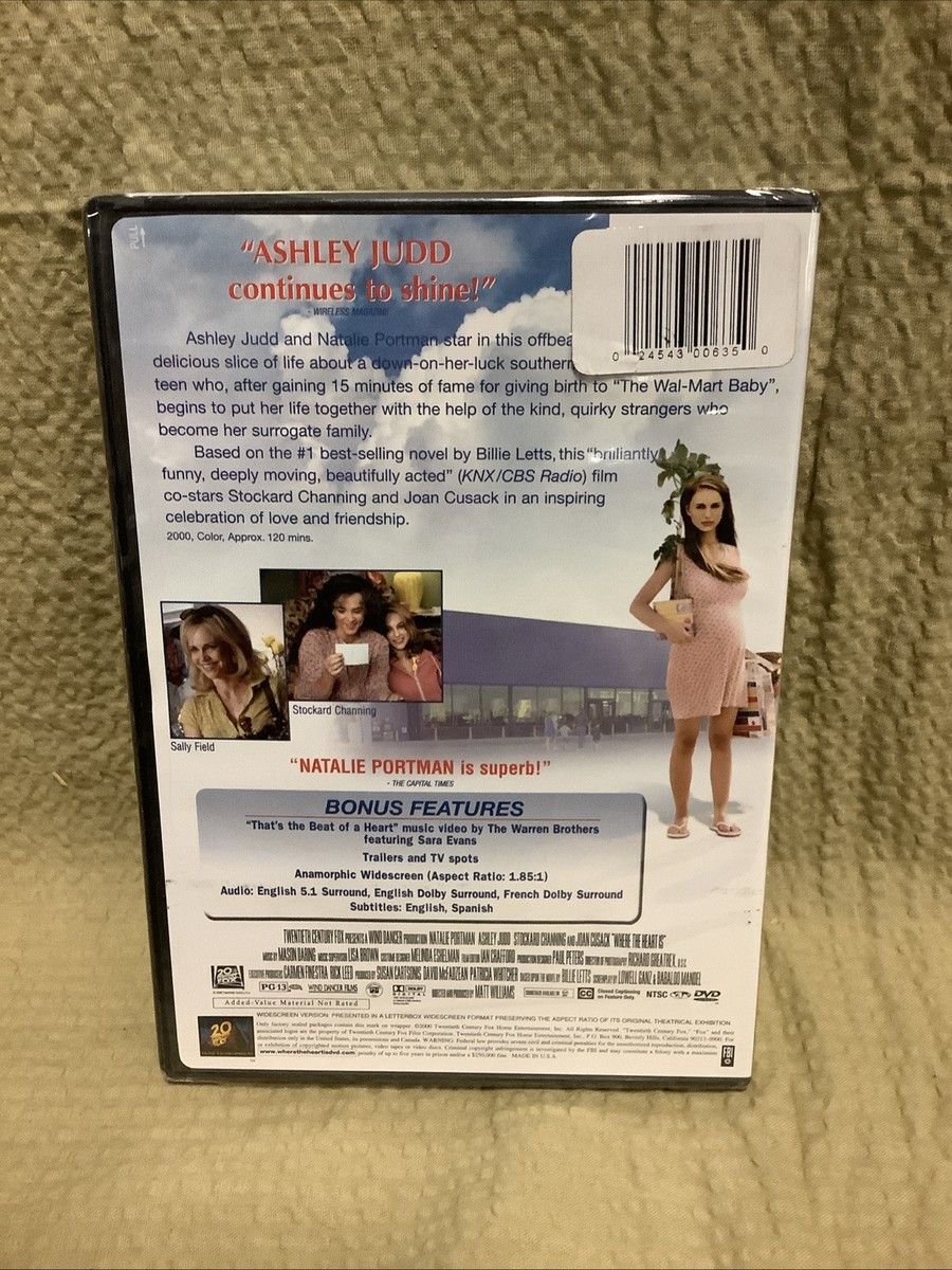 Where the Heart Is (DVD, 2000, Widescreen) Brand New Sealed | eBay