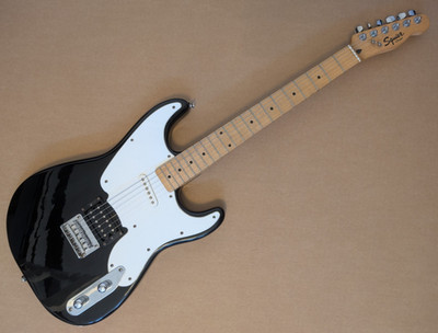 2004 Squier by Fender 51 Strat/Tele Hybrid E-Gitarre - Black Maple Neck