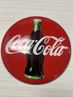 Vintage Original 12” Classic Coca-Cola Coke Round Button Metal Sign 1990