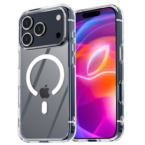 Custodia Trasparente con MagSafe per iPhone 17 Pro Max 17 Air 17 Bumper Protettiva Cover - Foto 14 di 43