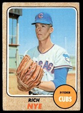 1968 Topps Rich Nye --- Chicago Cubs #339