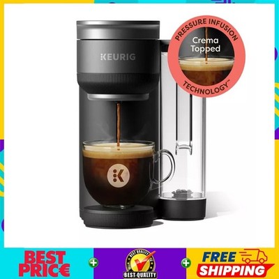 Keurig K-Crema High Pressure Coffee Maker Crema Topped Espresso Style Shots