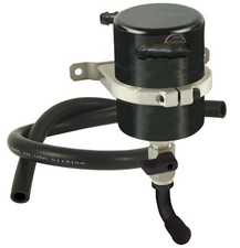 Moroso 85531 Universal Airoil Separator Catch Can Kit Large Body Black