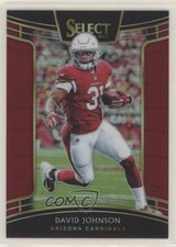 2018 Panini Select Concourse Maroon Prizm 16/99 David Johnson #63 yi5