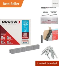 Heavy Duty T50 Staples for Upholstery, Construction, Furniture, Crafts, 3/8-I...