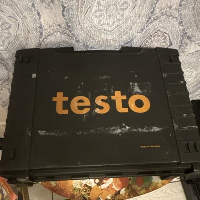 Testo 510 Pressure Meter Gas Analyzer Kit with Accessories, Made in Germany