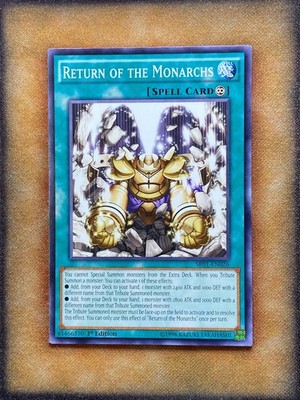 Yugioh Return of the Monarch SR01-EN026 Common 1st Ed NM