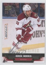 2013-14 Upper Deck UD Exclusives 73/100 Derek Morris #158 0f8