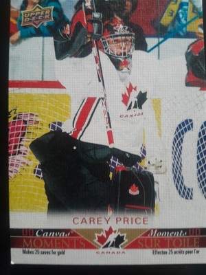 2021-22 Upper Deck Tim Hortons Team Canada - Ud Canvas Moments Carey +23 Karten