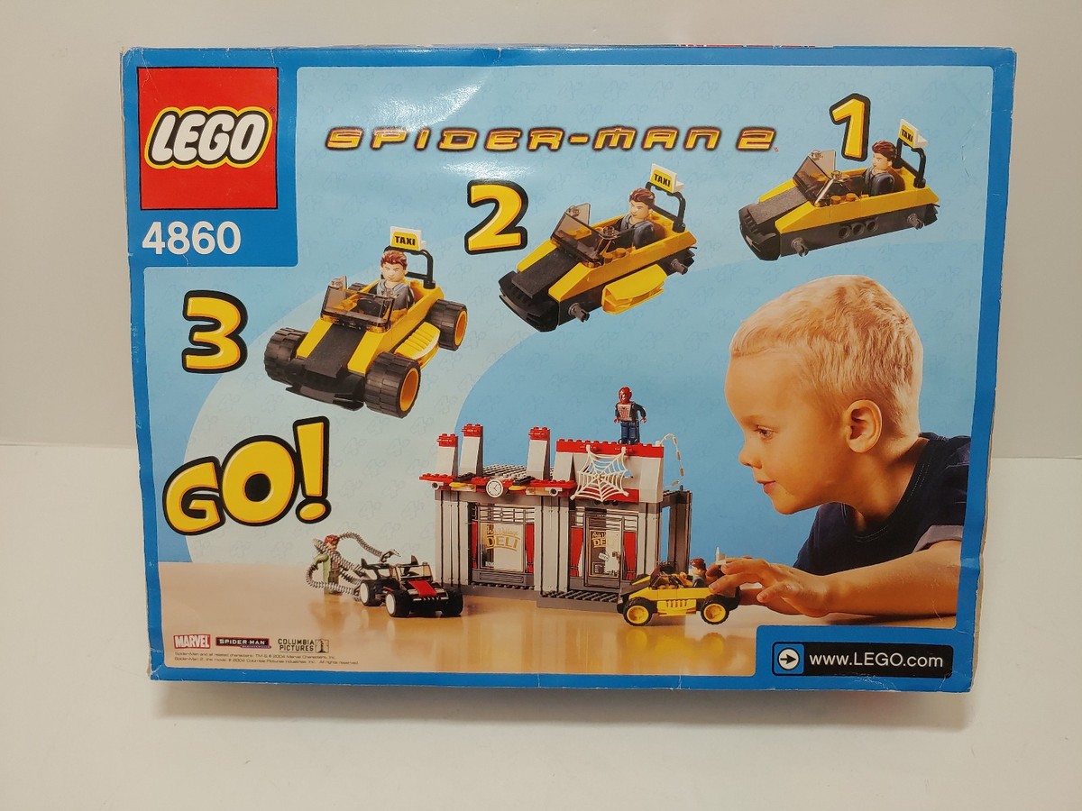 NEW OPENED BOX LEGO 4860 Spider-Man 2 Cafe Attack 2004 set