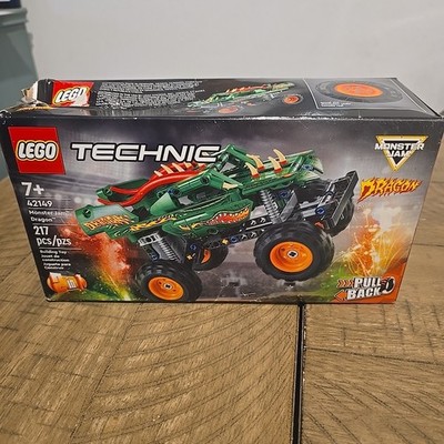 LEGO Technic 42149 Monster Jam Dragon 2-in-1 Brick Monster Trucks 217 pcs - New