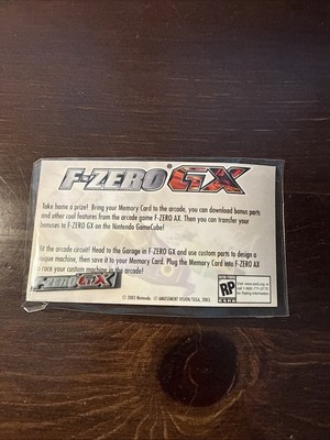Nintendo Gamecube F-Zero GX Promotional Pin Pinback Brand New 