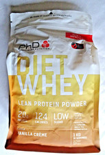 PhD Diet Whey Lean Protein Powder - Vanilla Creme - 1Kg - BBE 02/2027 27.95 per kilo
