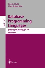Gosta Grahne (u. a.) | Database Programming Languages | Taschenbuch | Englisch