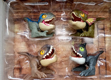 Mattel Jurassic World Dominion Uncaged Wild Pop Ups 4 Pack Collectable Dinosaur 