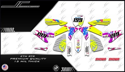ETM RTR graphics kit decals  THICK AND HIGH GLOSS .....