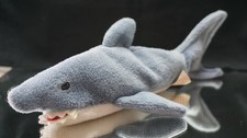 TY Beanie Babies 1996 Crunch the Shark *Missing Ear Tag