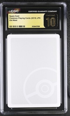    CGC 10 Pristine Pokemon Old Maid Spare Card 2019 Rare (Complete your Set)
