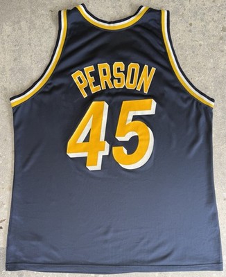 VINTAGE CHUCK PERSON JERSEY INDIANA PACERS CHAMPION #45 NBA RARE