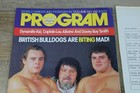 WWF Program 132 British Bulldogs Baltimore MD Match Card Hulk Hogan Junkyard Dog — photo 4