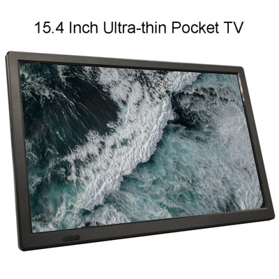 15.4 Inch Portable Mini Digital TV Support DVB-T2 ATSC ISDB-T Car TV 1080P Stere
