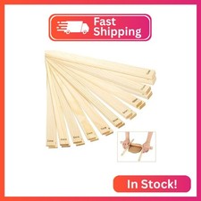 Sasylvia 20 Pcs Clay Pottery Rolling Pin Guides Wood Teaching Rolling Mud Stick