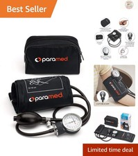 Portable Manual Blood Pressure Cuff - Durable Universal Cuff with Carrying Case
